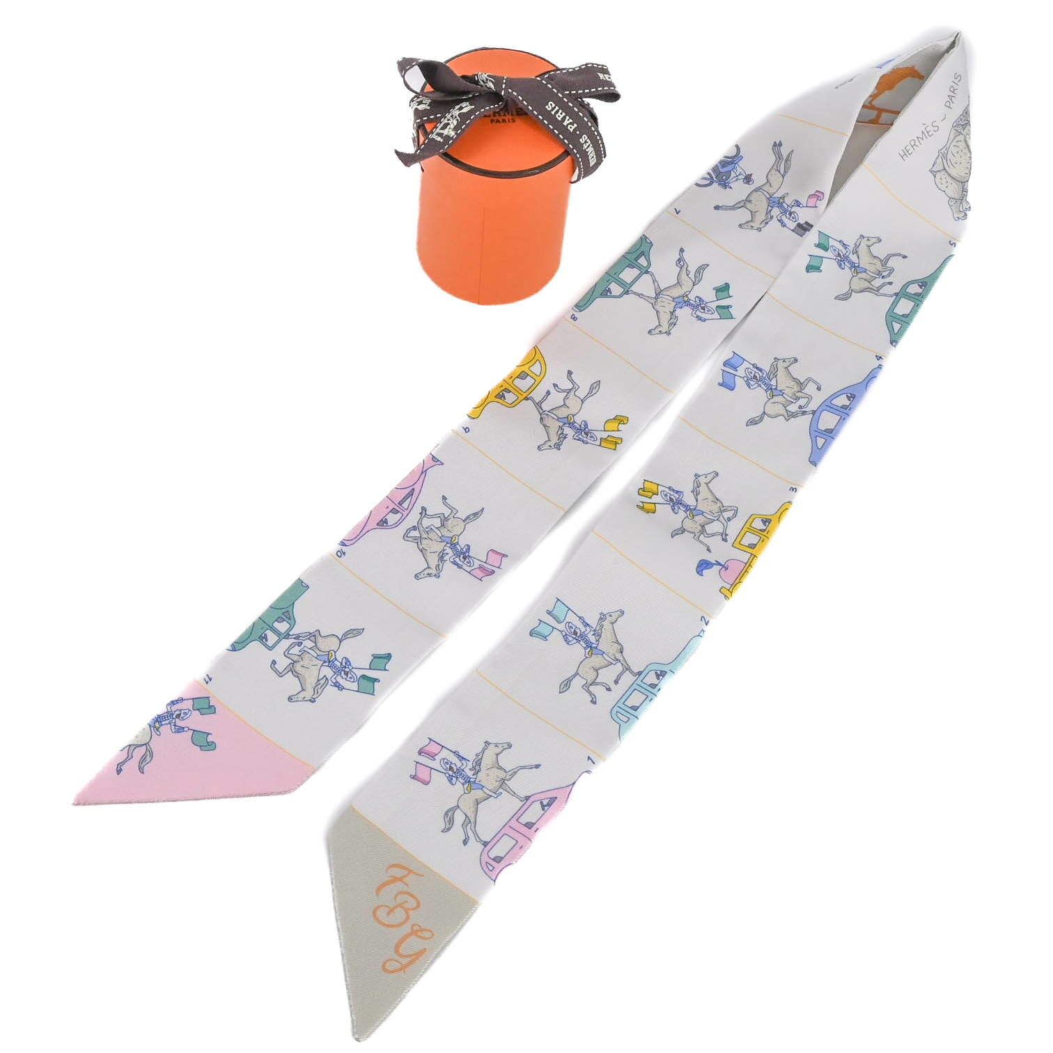 楽天市場】【中古】 HERMES エルメス ツイリー HERMES PARADE エルメス