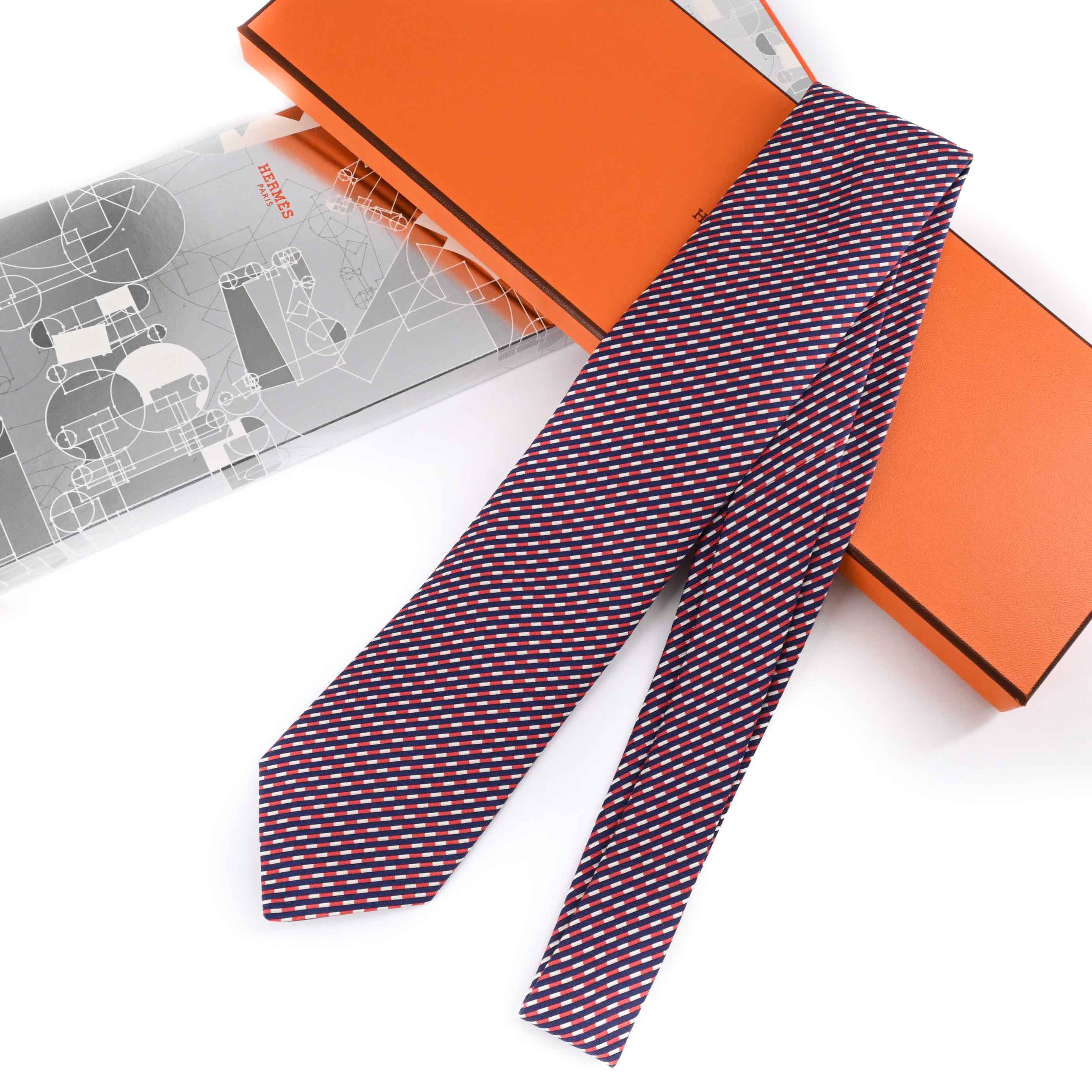 楽天市場】【新品未使用品】HERMES エルメス ネクタイ 総柄 Hロゴ