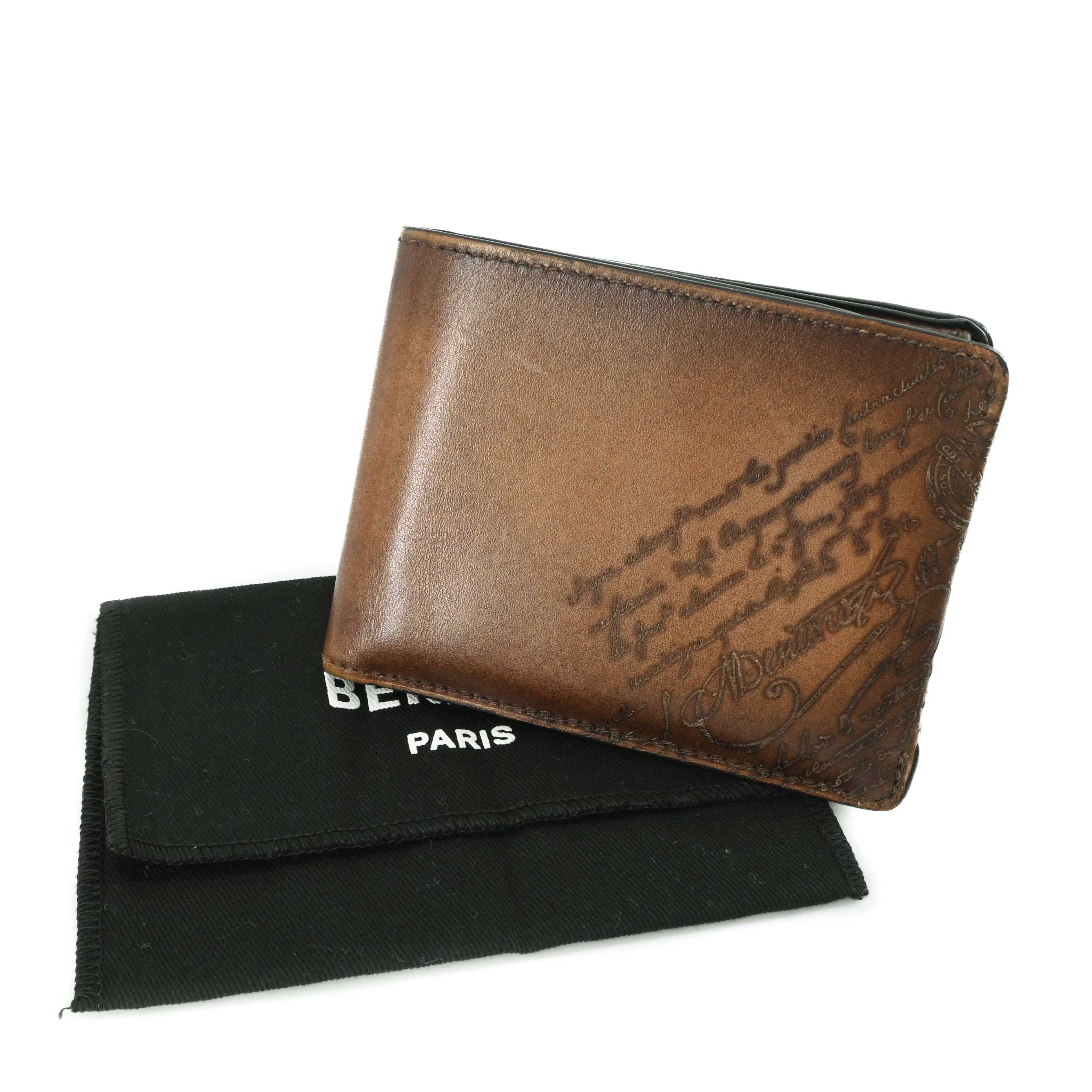 楽天市場】新品ベルルッティ・Berluti 二つ折り財布 REWA カリグフィ