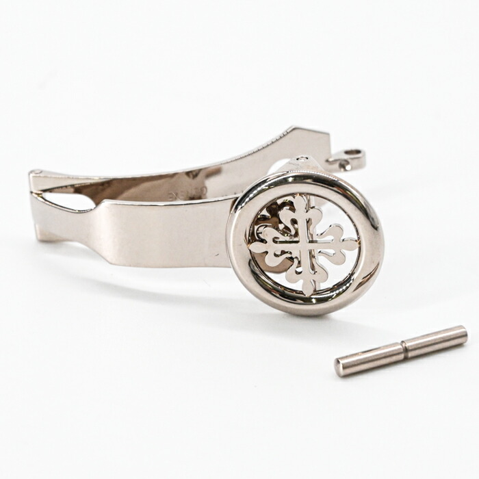 【お値引き】【美品】PATEK PHILIPPE パテックフィリップ Dバックル 14ｍｍ用 カラトラバ十字 K18WG シルバー｜ブランド買取販売SRC