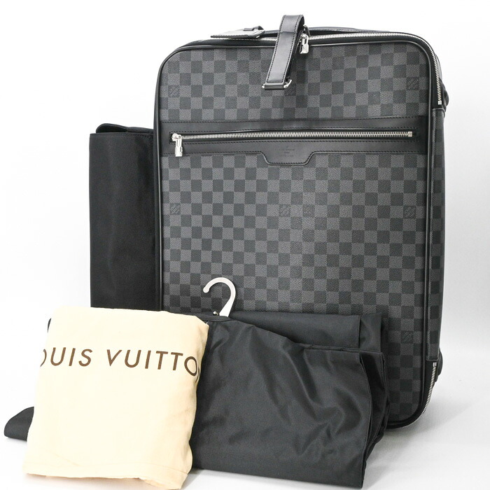 【お値引き】LOUIS VUITTON ルイ ヴィトン ダミエ グラフィット ペガス55 ガーメントケース スーツケース キャリーケース 旅行 トラベル ブラック 黒 N23299｜ブランド買取販売SRC