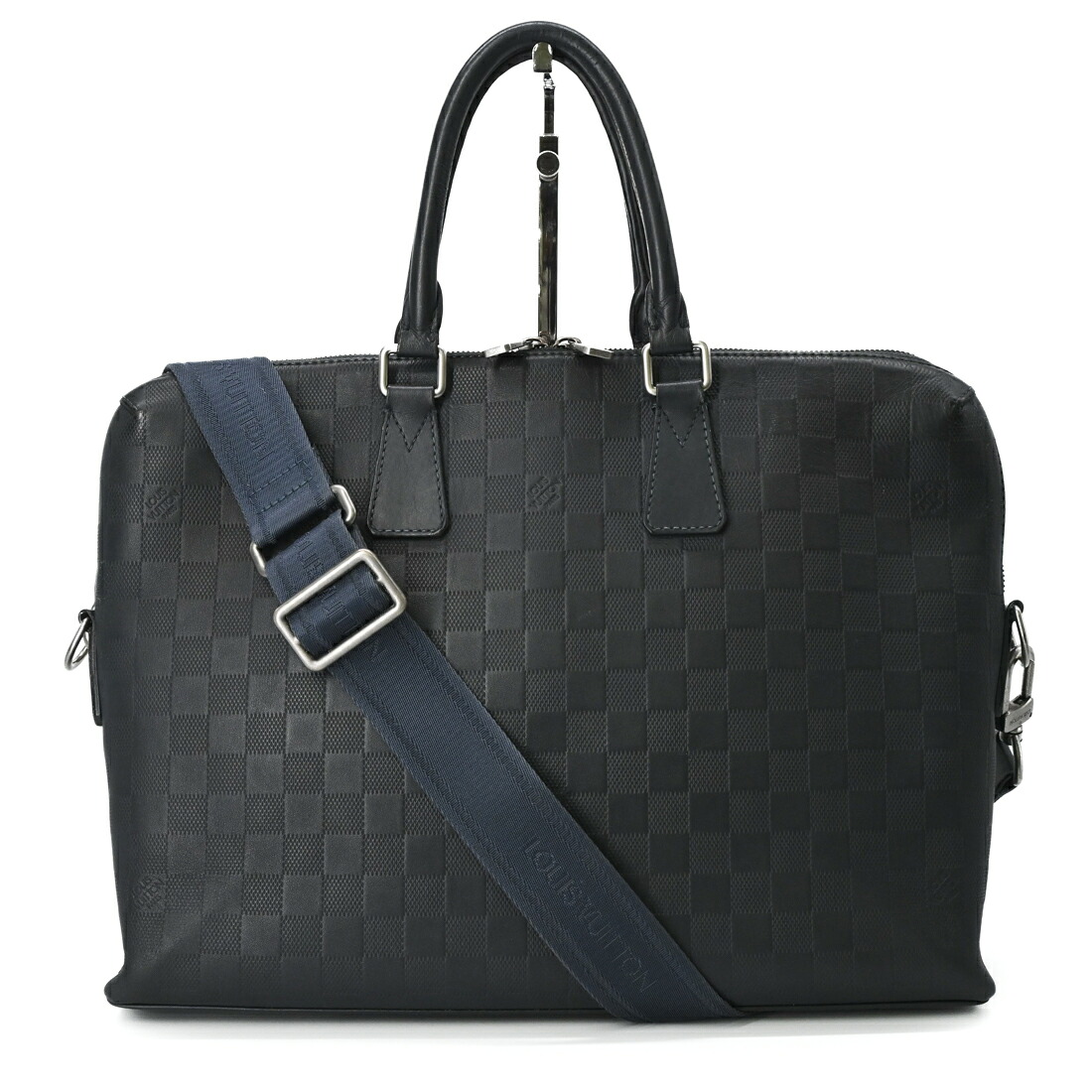 【お値引き】LOUIS VUITTON ルイヴィトン ダミエ アンフィニ ポルトドキュマン ジュール カバン ビジネス ブリーフケース コスモス ダークネイビー N41327｜ブランド買取販売SRC
