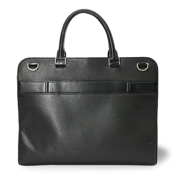 LOUIS VUITTON ルイヴィトン バサーノ MM ビジネスバッグ ブリーフケース 書類鞄 エピ レザー ブラック 黒 メンズ M54032 ショルダーストラップ欠品