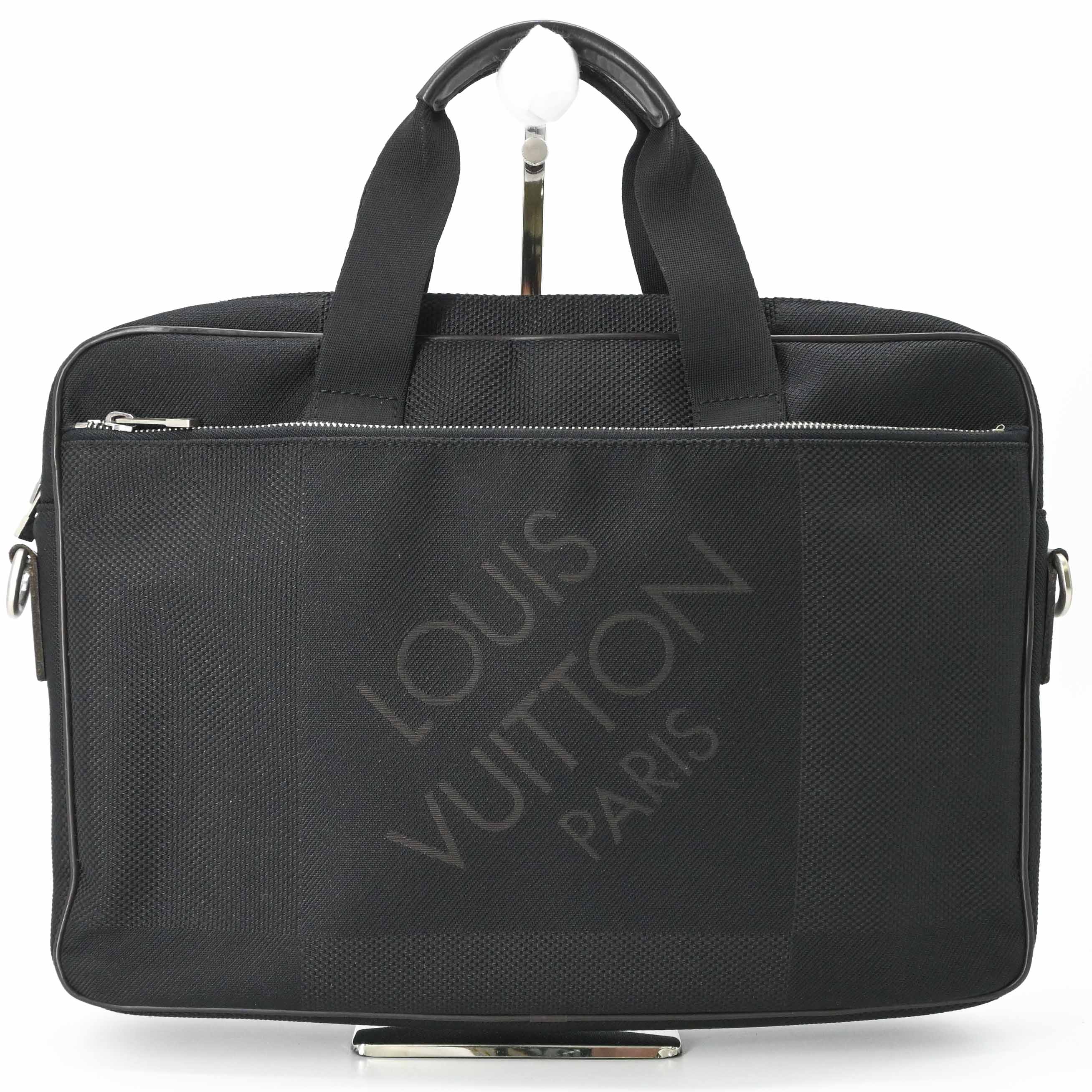 【美品】LOUIS VUITTON ヴィトン ダミエジェアン アソシエ PM 商行為御徒面子 ブリーフ入れもの 黒いこと 黒 ストラップ欠品 N58038