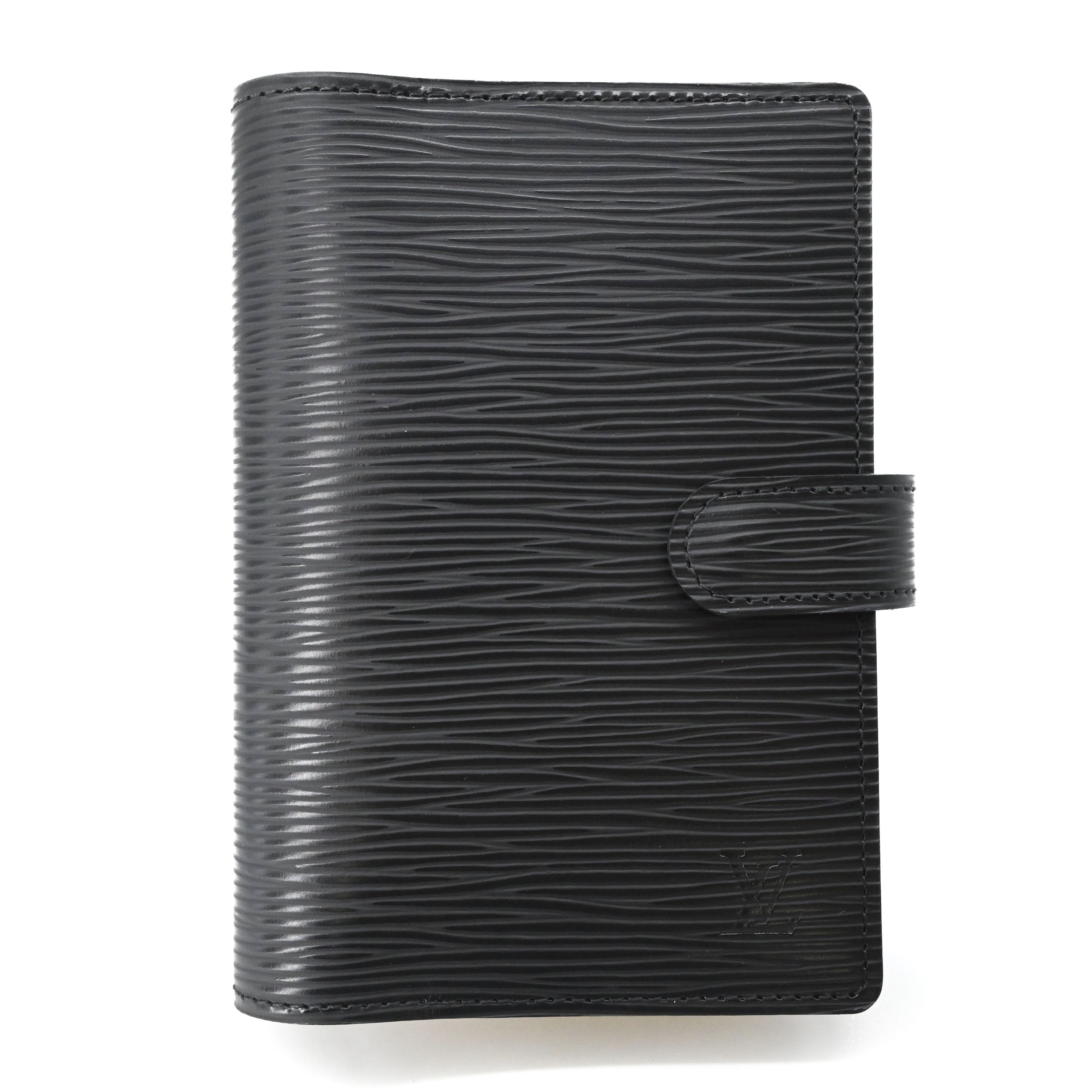 【未使用品】LOUIS VUITTON ルイヴィトン アジェンダ PM 手帳 エピ レザー ブラック 黒 イニシャル入り リフィル付き R20052