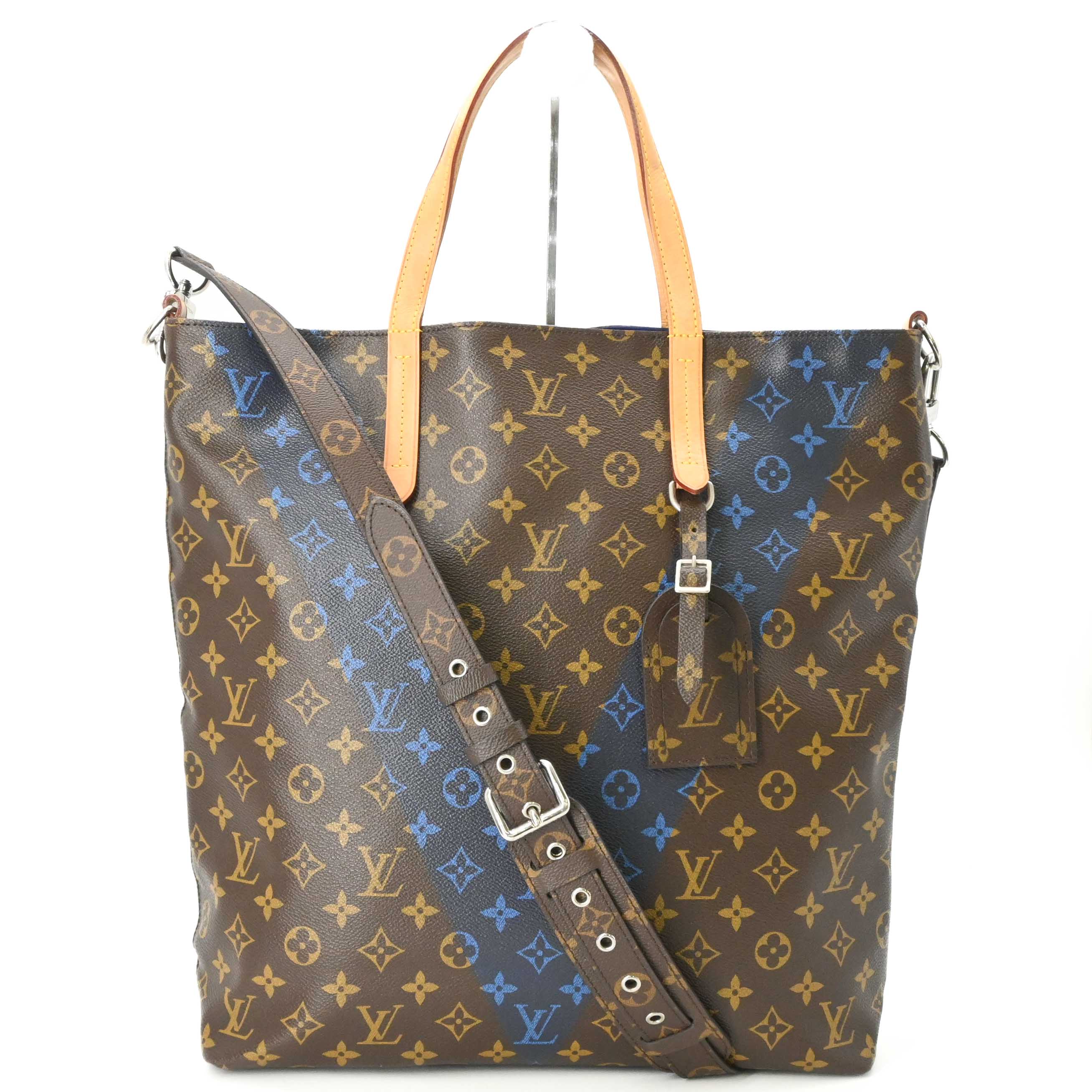 【美品】LOUIS VUITTON ルイヴィトン モノグラム キャンバス カバNS トートバッグ ショルダーバッグ 2WAY レディース ブラウン 茶 M50147