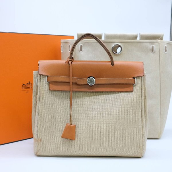 HERMES エルメス エールバッグ アドPM 2WAY ハンドバッグ リュックサック トワルアッシュ ナチュラル ベージュ レザー B刻印  ネットワーク全体の最低価格に挑戦