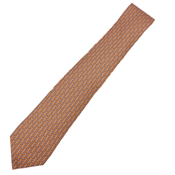 楽天市場】エルメス HERMES ネクタイ H織りタイ 7cm シルク バイ