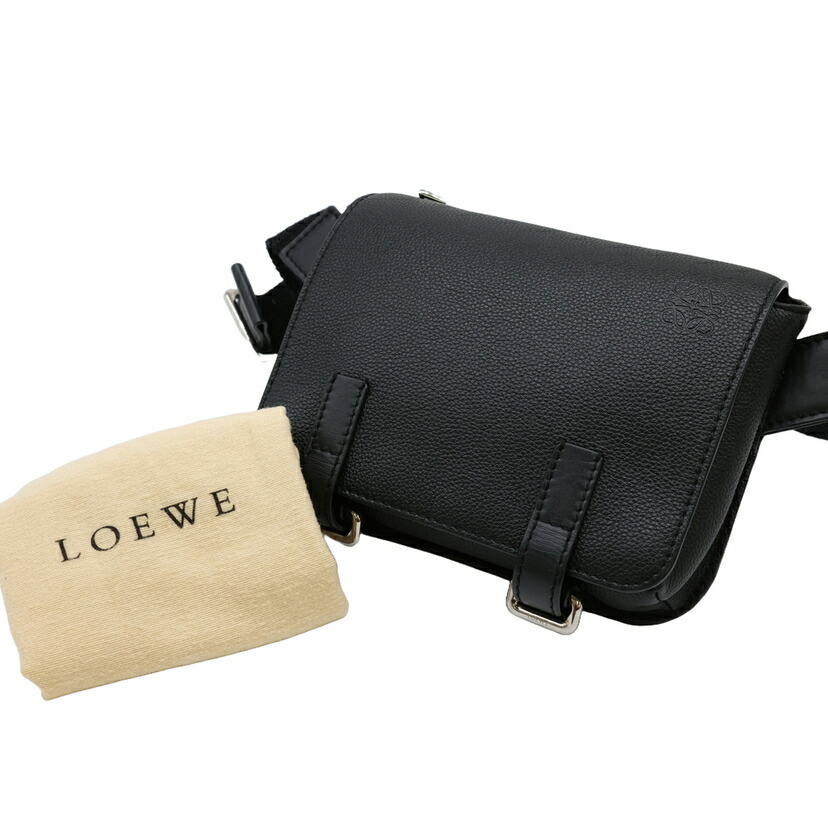 本日限定！お値下げです。 LOEWEロエベ ミリタリー バムバッグ 楽天市場】【お値引き】LOEWE ロエベ アナグラム ミリタリー