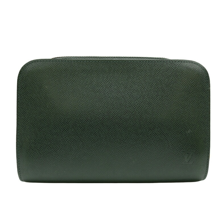 LOUIS VUITTON セカンド クラッチ バッグ エピ グリーン LOUIS VUITTON - 本物 ルイヴィトン LOUIS VUITTON LV