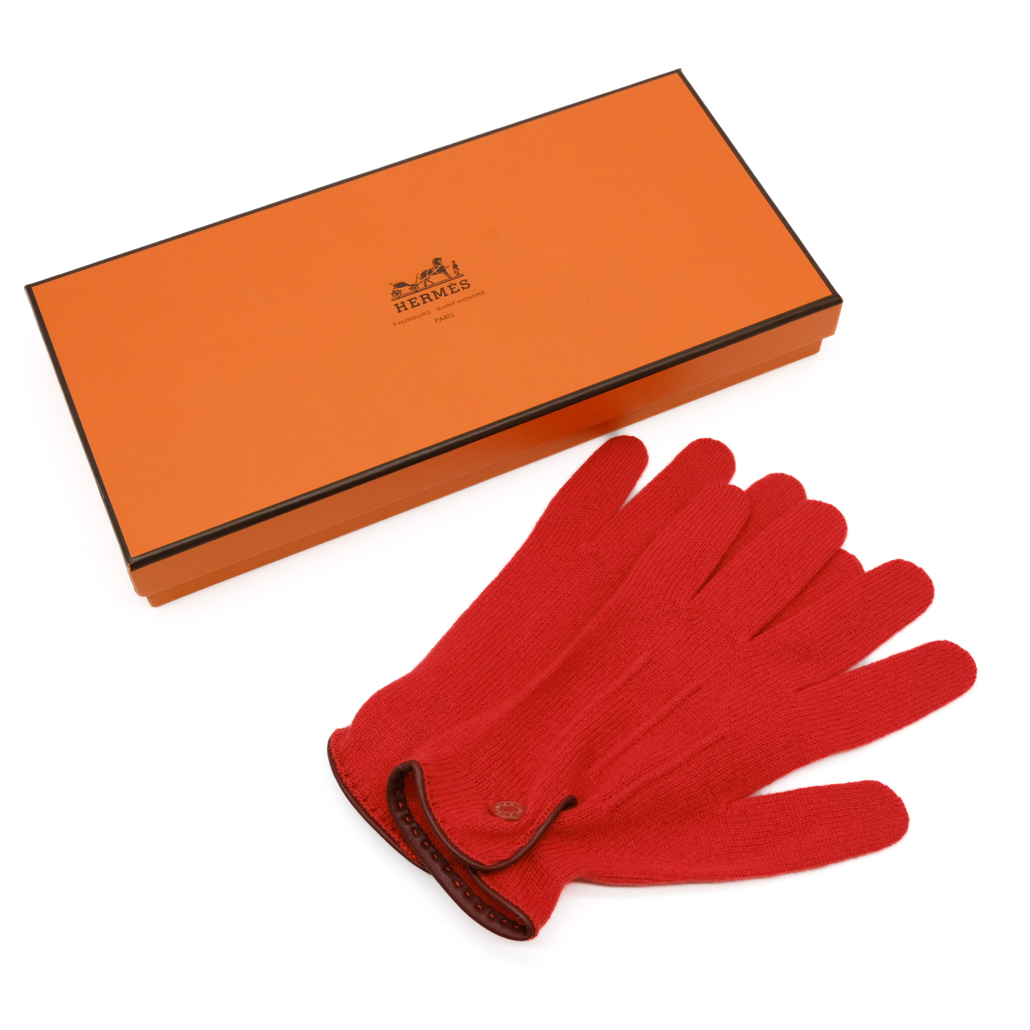 楽天市場】【未使用品】HERMES エルメス セリエ グローブ 手袋 レザー