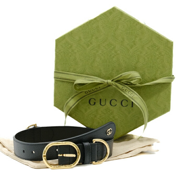 楽天市場】グッチ ペット 首輪 犬用 GUCCI INTERLOCKING G インター
