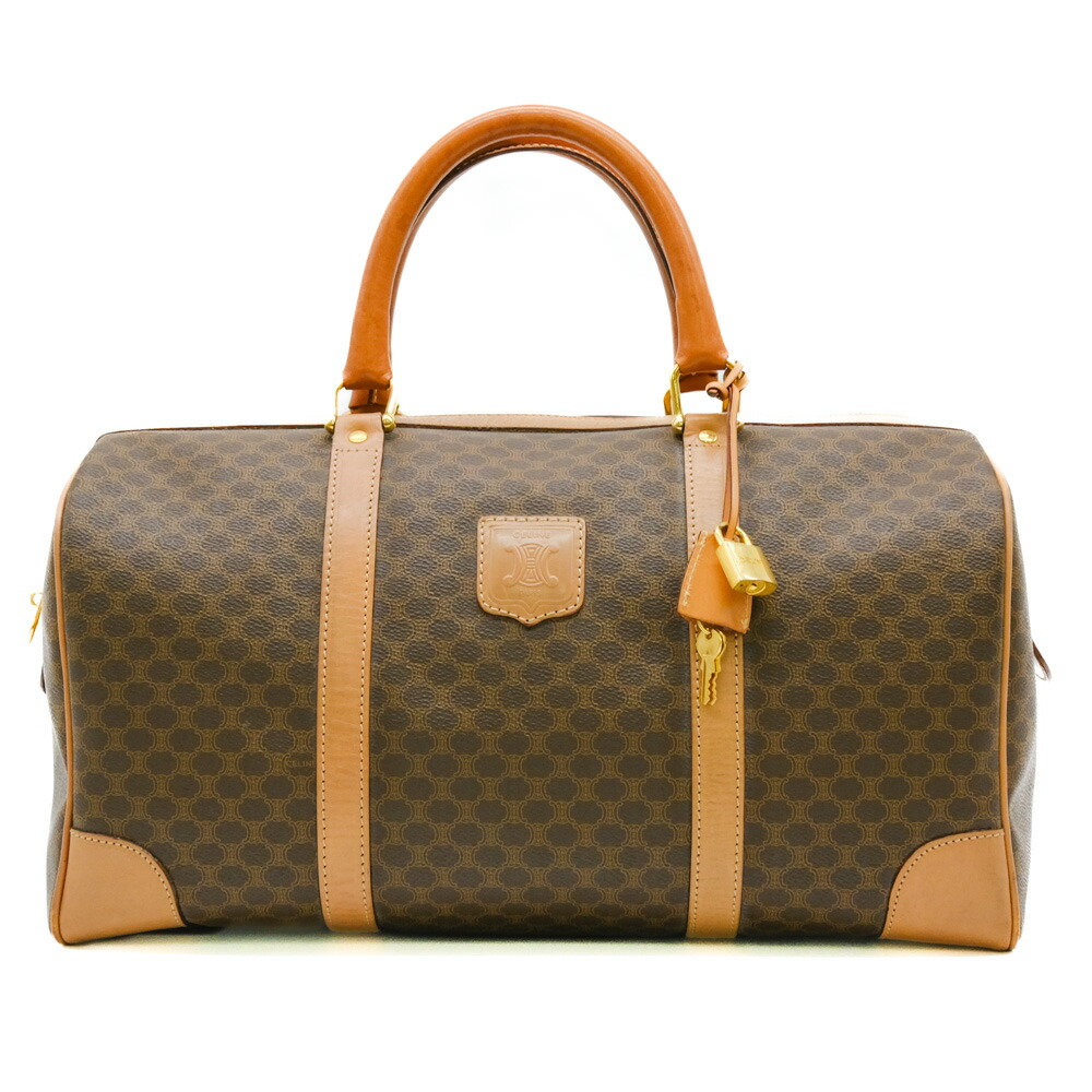 楽天市場】CELINE Duffle bag Triomphe Canvas 11385 2BZK 38SI Black