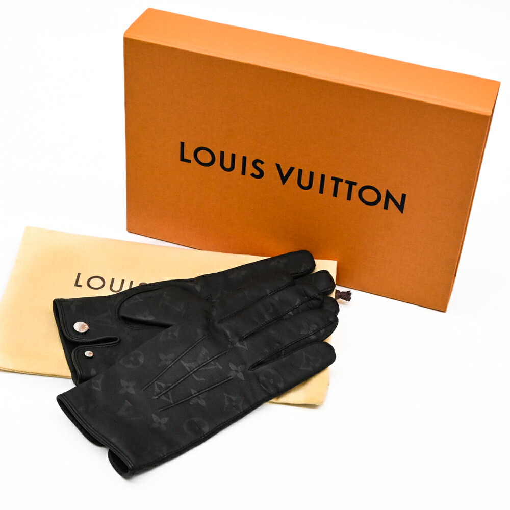 LOUIS VUITTON ルイ・ヴィトン ダミエ レザー グローブ　革手袋 楽天市場】LOUIS VUITTON ルイヴィトンメンズ手袋 LVロゴ