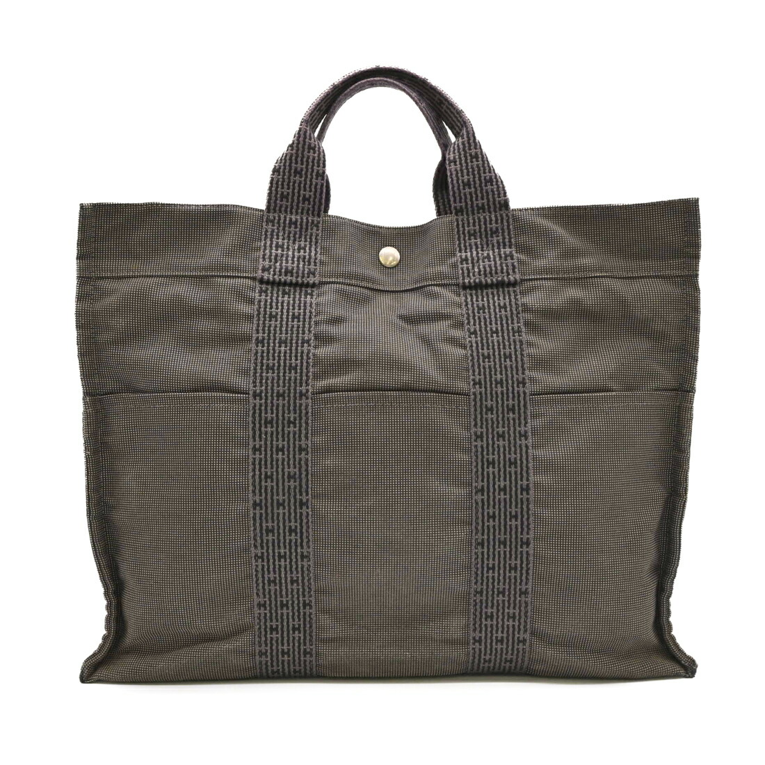 R&Rさま専用　エルメス　HERMES　エールライン　MM　トートバッグ エールライン HERMES トートバッグMM グレー 廃番 中古品 程度AB