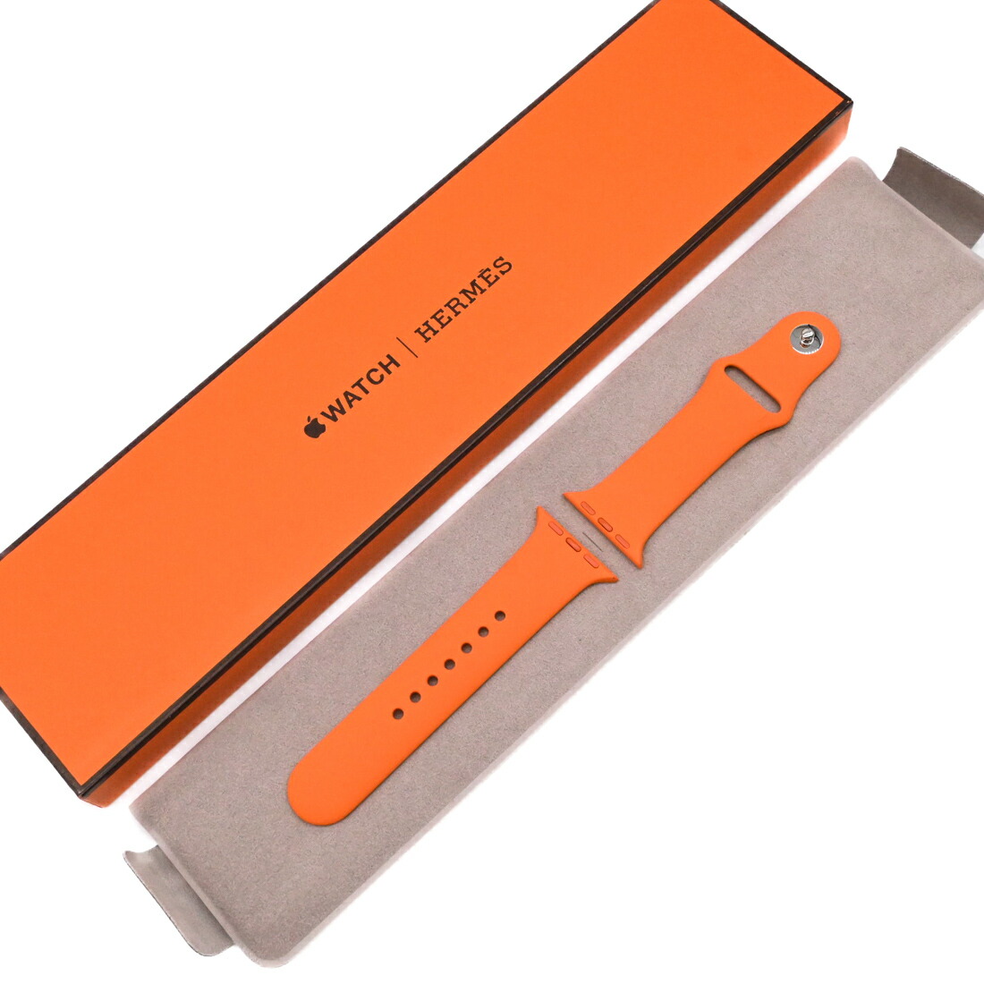 【未使用美品】アップルウォッチ　エルメス　HERMES　レザーベルト シリーズ7 Apple Watch アップルウォッチ バンド 革 ベルト エルメス定番の