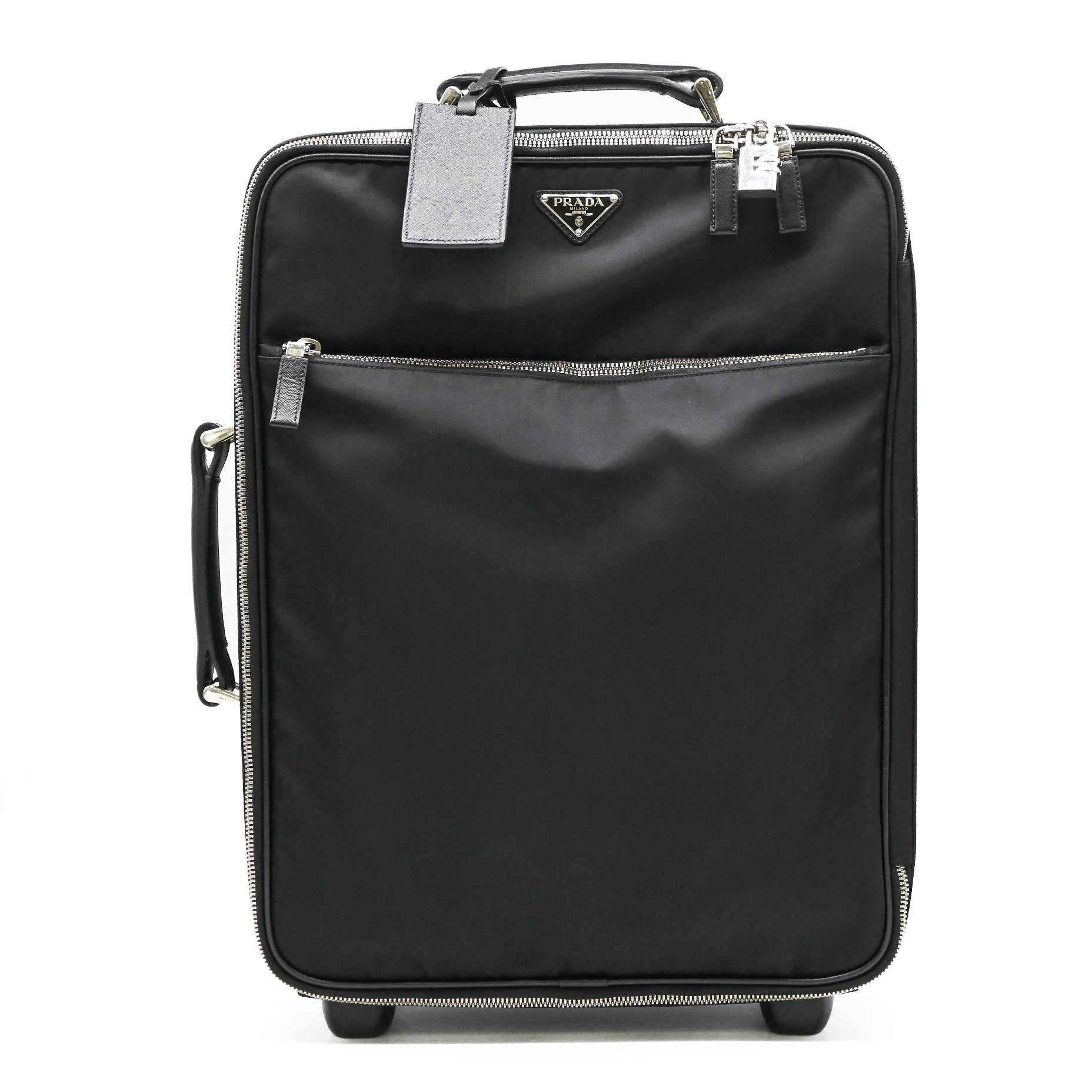 本物■プラダ■ブラックナイロン/V174■キャリーケース/トランク/旅行かばん 楽天市場】【バッグ】PRADA プラダ ナイロン キャリーバッグ