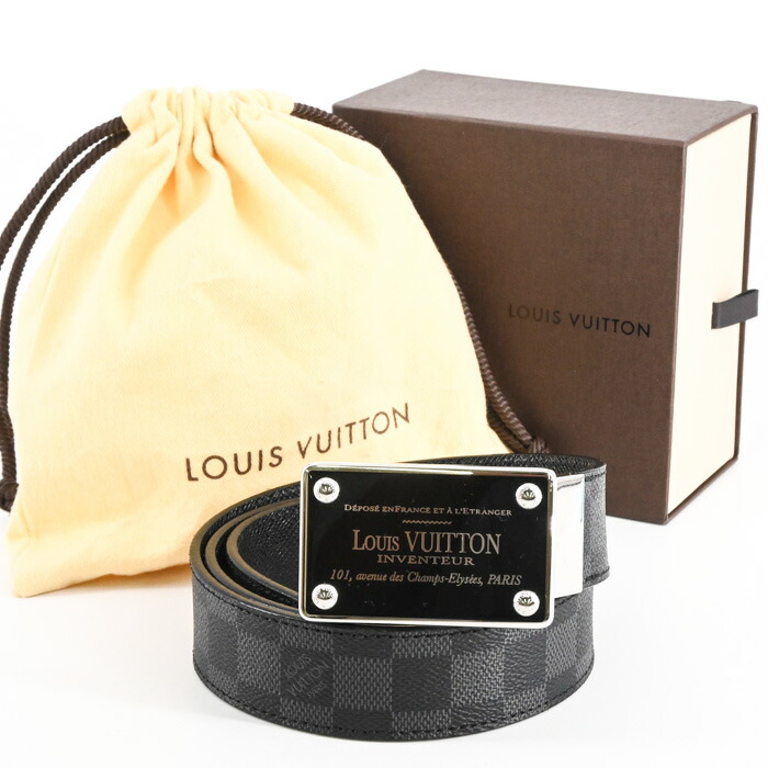 美品✨ルイヴィトン ダミエ サンチュール アンヴァントゥール ベルト　95/38 楽天市場】LOUIS VUITTON ルイ ヴィトン ダミエ サンチュール