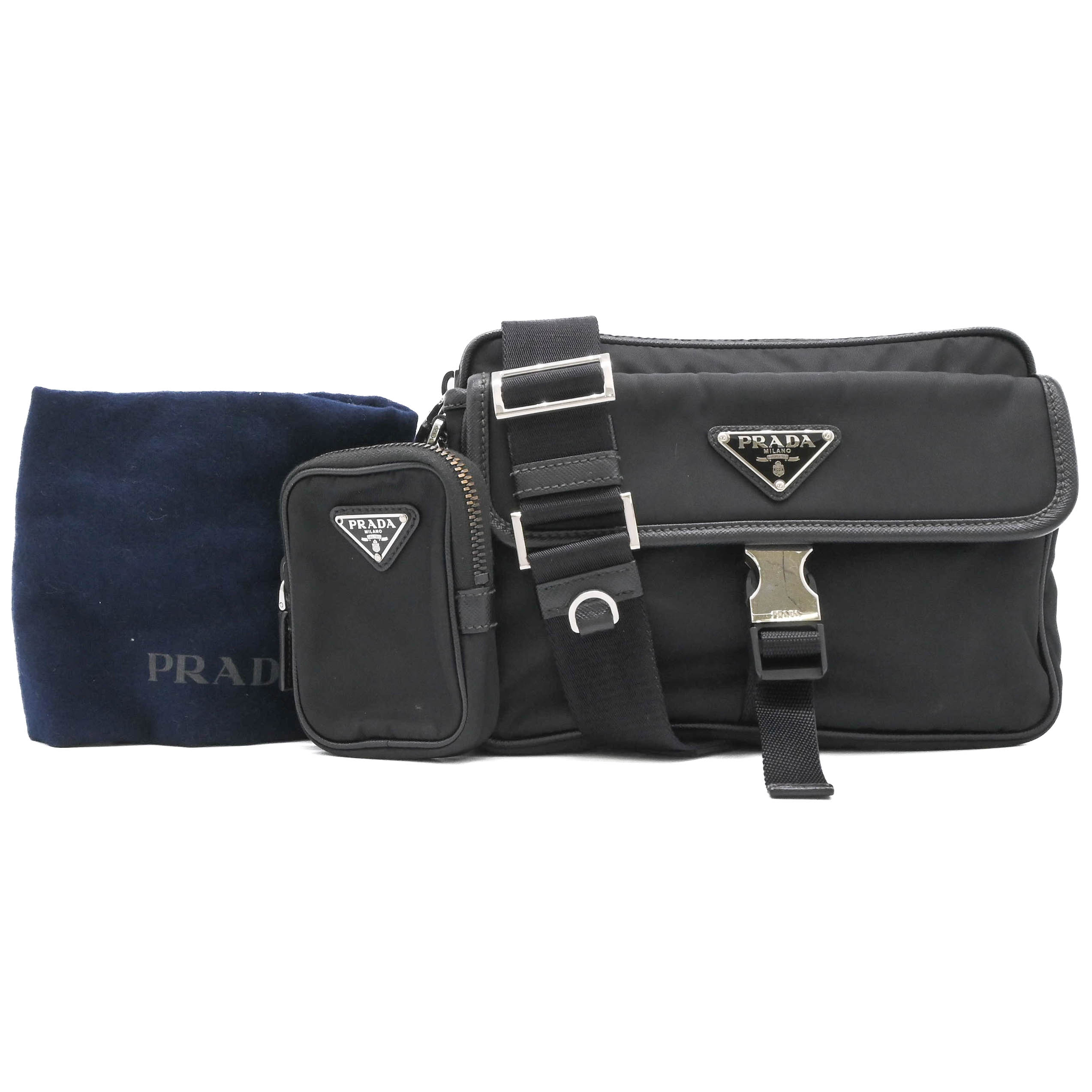 楽天市場】PRADA プラダ ショルダーバッグ TESSUTO MONT 2VH055