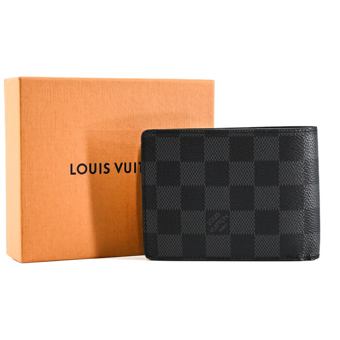 楽天市場】ルイヴィトン 2つ折り財布 Louis Vuitton ダミエ