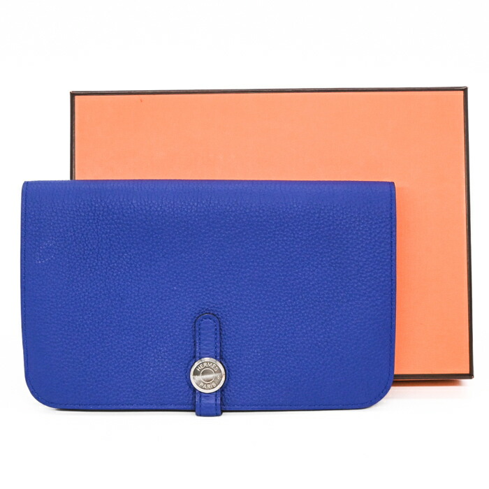 HERMES ドゴンGM 財布 ブルーパラダイス コインケース新品！ 楽天市場】HERMES エルメス ドゴン ブルージーン 青 ブルー 長