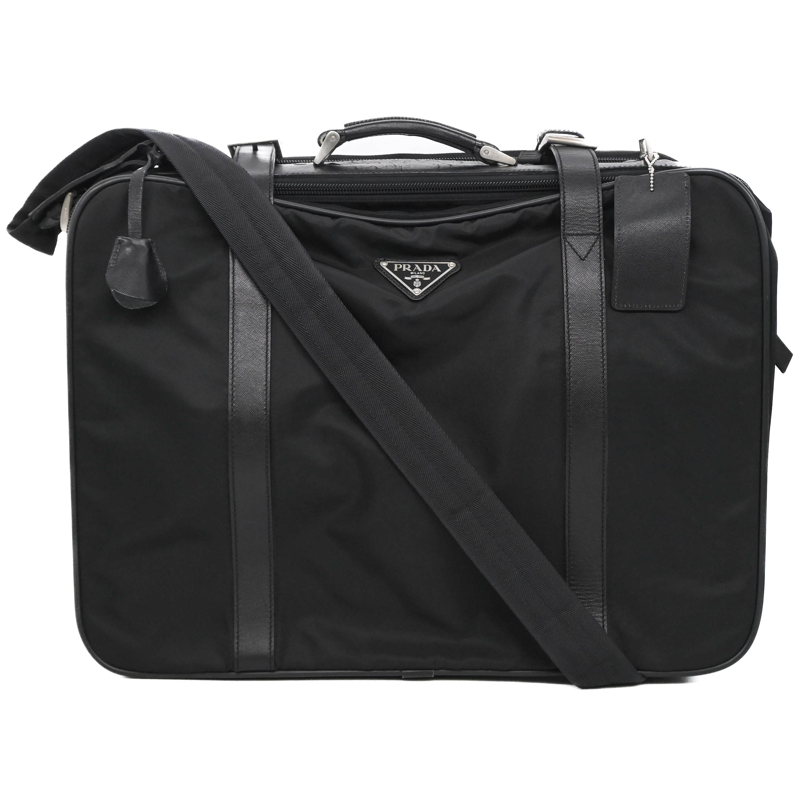 楽天市場】PRADA プラダ ボストンバッグ メンズ ブラック 2VC014 V XOO