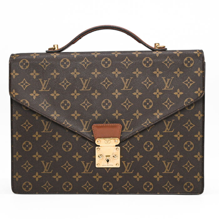 ※本物※【LOUIS VUITTON】 モノグラムブリーフケース ルイ・ヴィトン(LOUIS VUITTON) モノグラム(Monogram) 中古