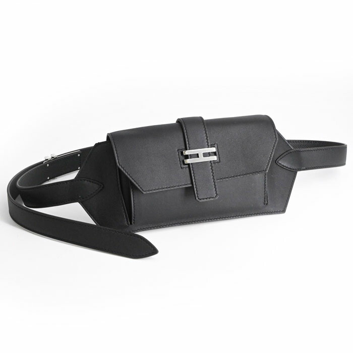 【お割り引き】【未当て嵌める品】 HERMES エルメス エランポケット 24 酉の方角御徒面子 胴締め御徒面子 ヴォースイフト 黒いこと 黒 ♯W