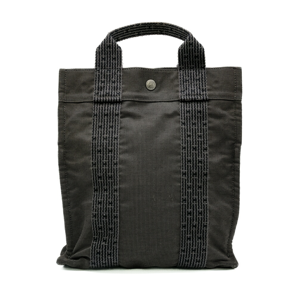 【お値引き】【美品】HERMES エルメス エールライン アド PM メッセンジャー ナイロンキャンバス グレー