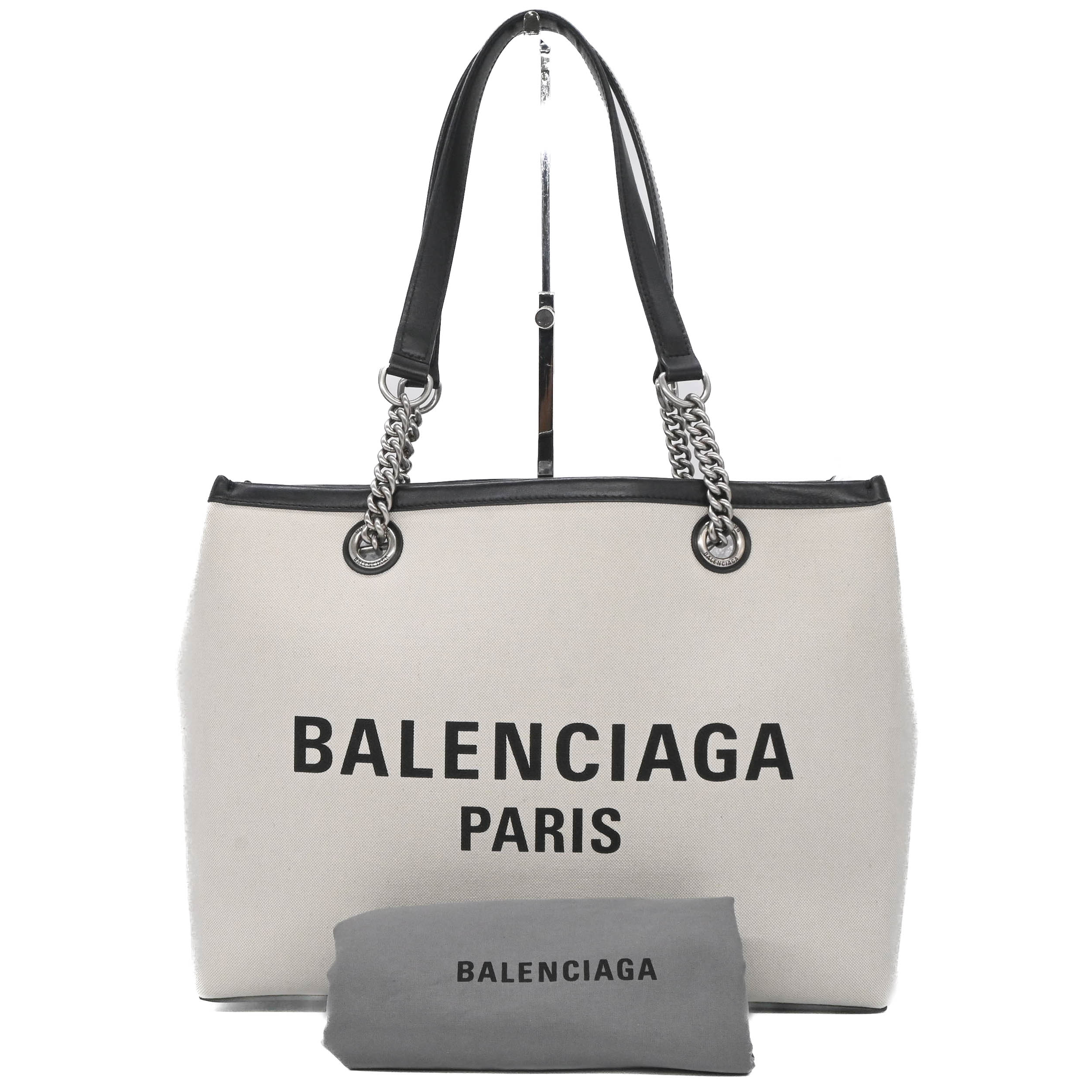 【お値引き】【美品】BALENCIAGA バレンシアガ トートバッグ レディース DUTY FREE TOTE M デューティーフリー M ホワイト ミディアム 759973 67,265円