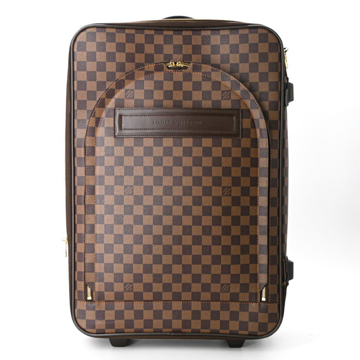 【お差し引き】LOUIS VUITTON ルイヴィトン ダミエ グラフィット ぺ屁っ放り 60 持ちはこび入れもの 旅行バッグ 旅する鞄 赤銅色 茶 N23255
