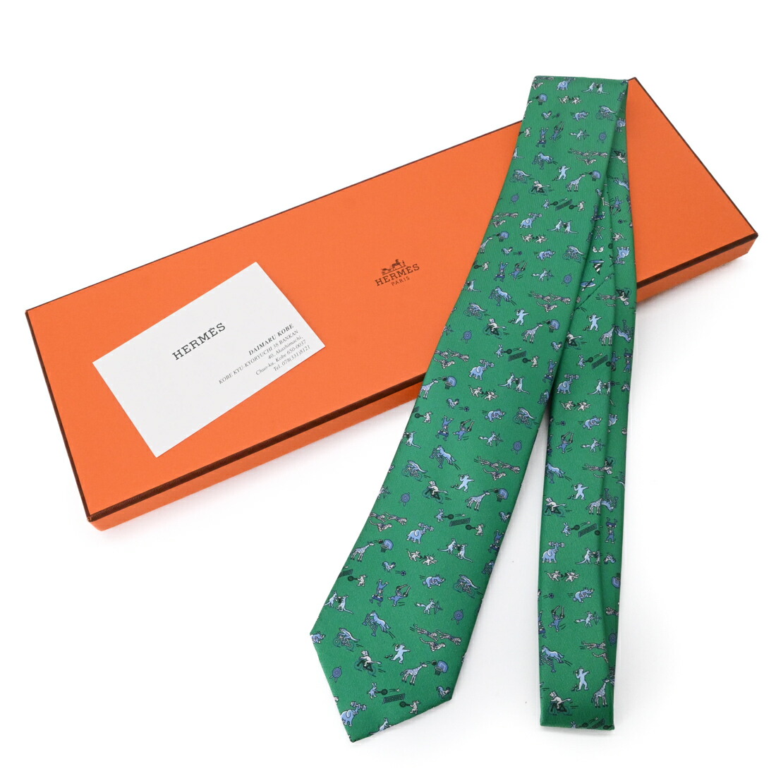 楽天市場】セール エルメス HERMES ネクタイ シェーヌダンクル パンダ