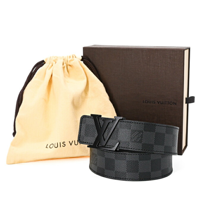 楽天市場】LOUIS VUITTON ルイ ヴィトン ダミエグラフィット ベルト LV