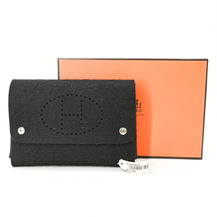 【未使用品】HERMES エルメス エテュイカルト GM 小物ケース マルチケース カードケース ポーチフェルト｜ブランド買取販売SRC２号店