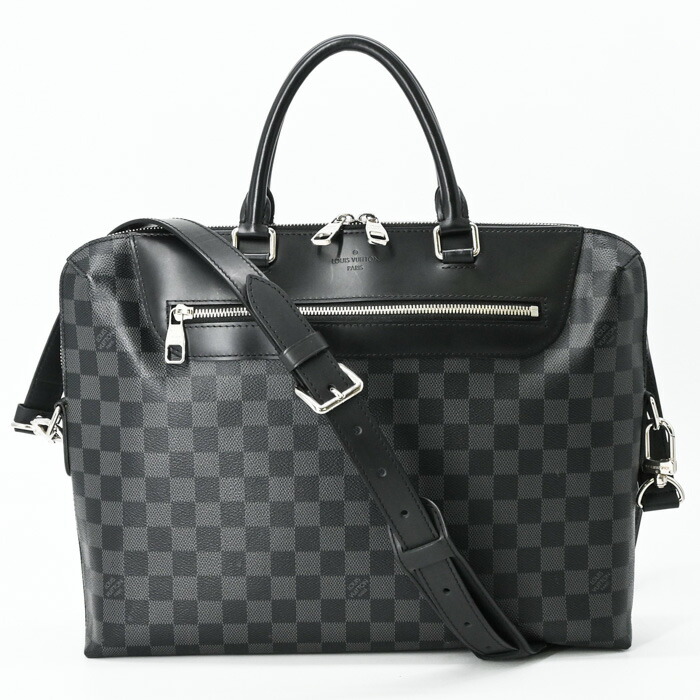 【美品】LOUIS VUITTON ヴィトン ダミエグラフィット ポルトドキュマン ワット秒 NM PDJ 商行為御徒面子 書きもの鞄 ブリーフ容れもの 黒いこと メンズ N48260