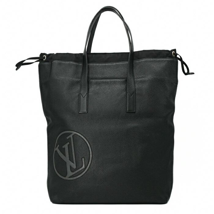 【美品】LOUIS VUITTON ルイヴィトン トリヨン LV倶楽部 河馬点火装置 トートバッグ 黒いこと 黒 M55000
