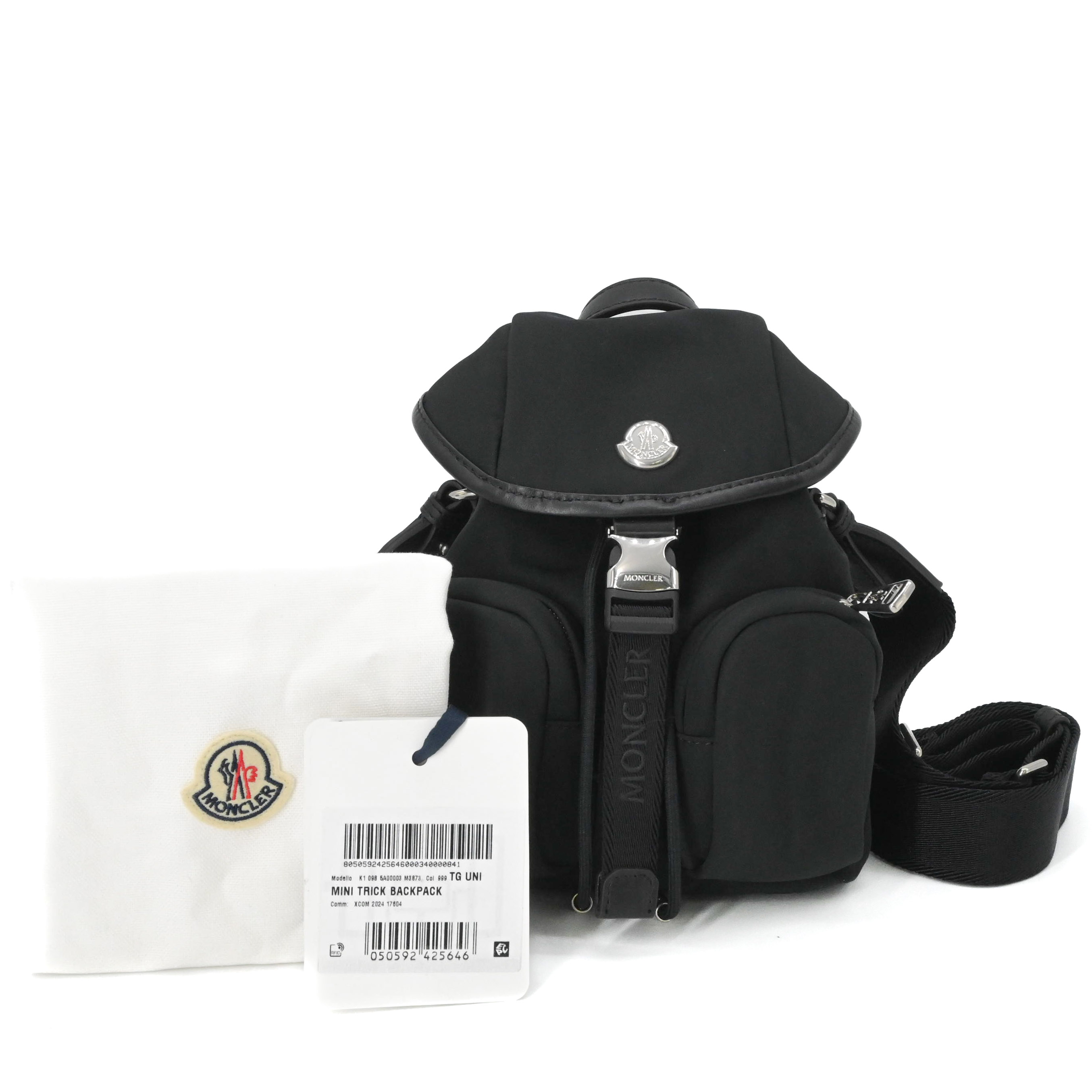 【未使用品】MONCLER モンクレール Mini Trick ミニトリック クロスボディ ショルダーバッグ ブラック 黒 5A00003|ブランド買取販売SRC2号店