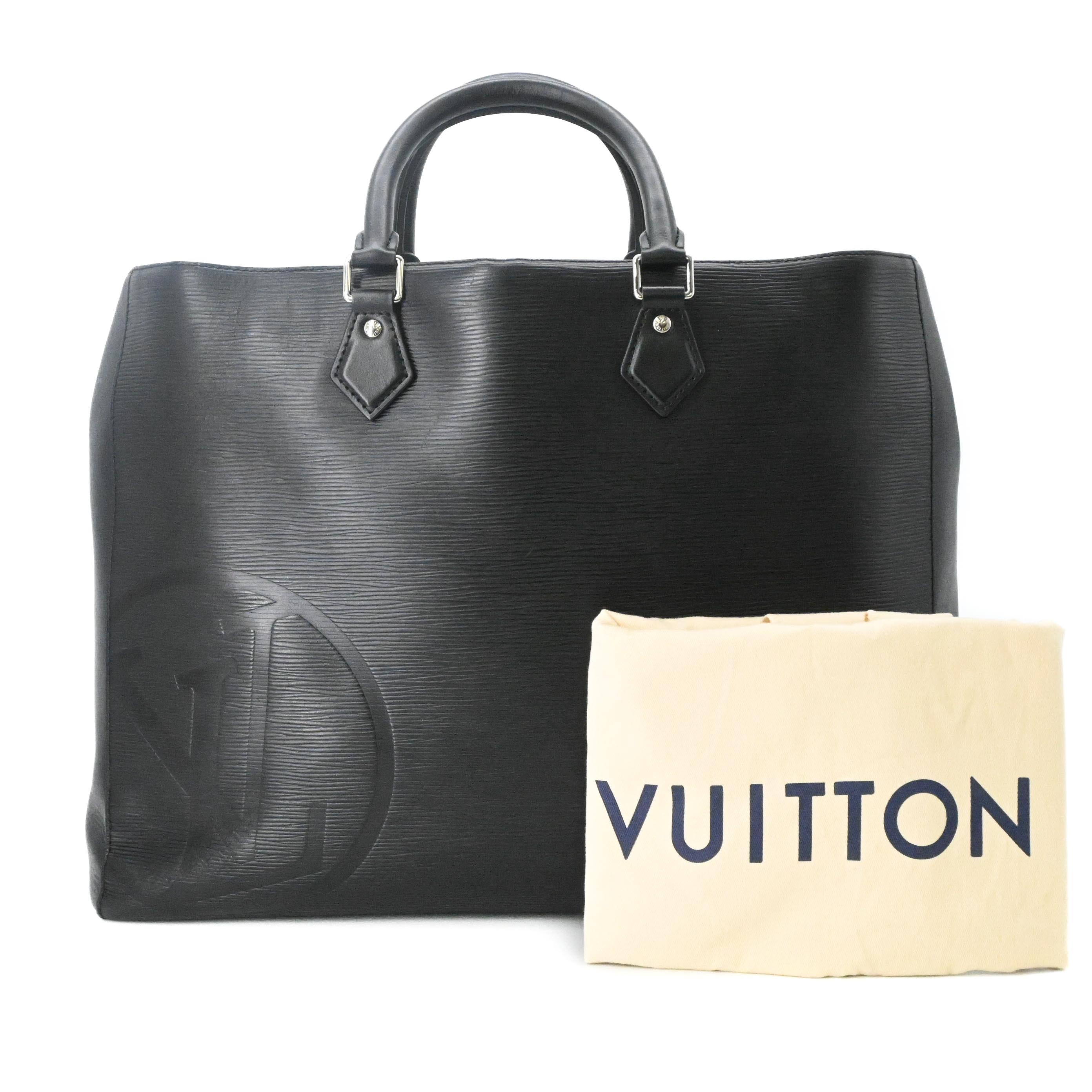 【未当て嵌める品】LOUIS VUITTON ルイヴィトン エピ グランサック トートバッグ 黒いこと 黒 メンズ M55185