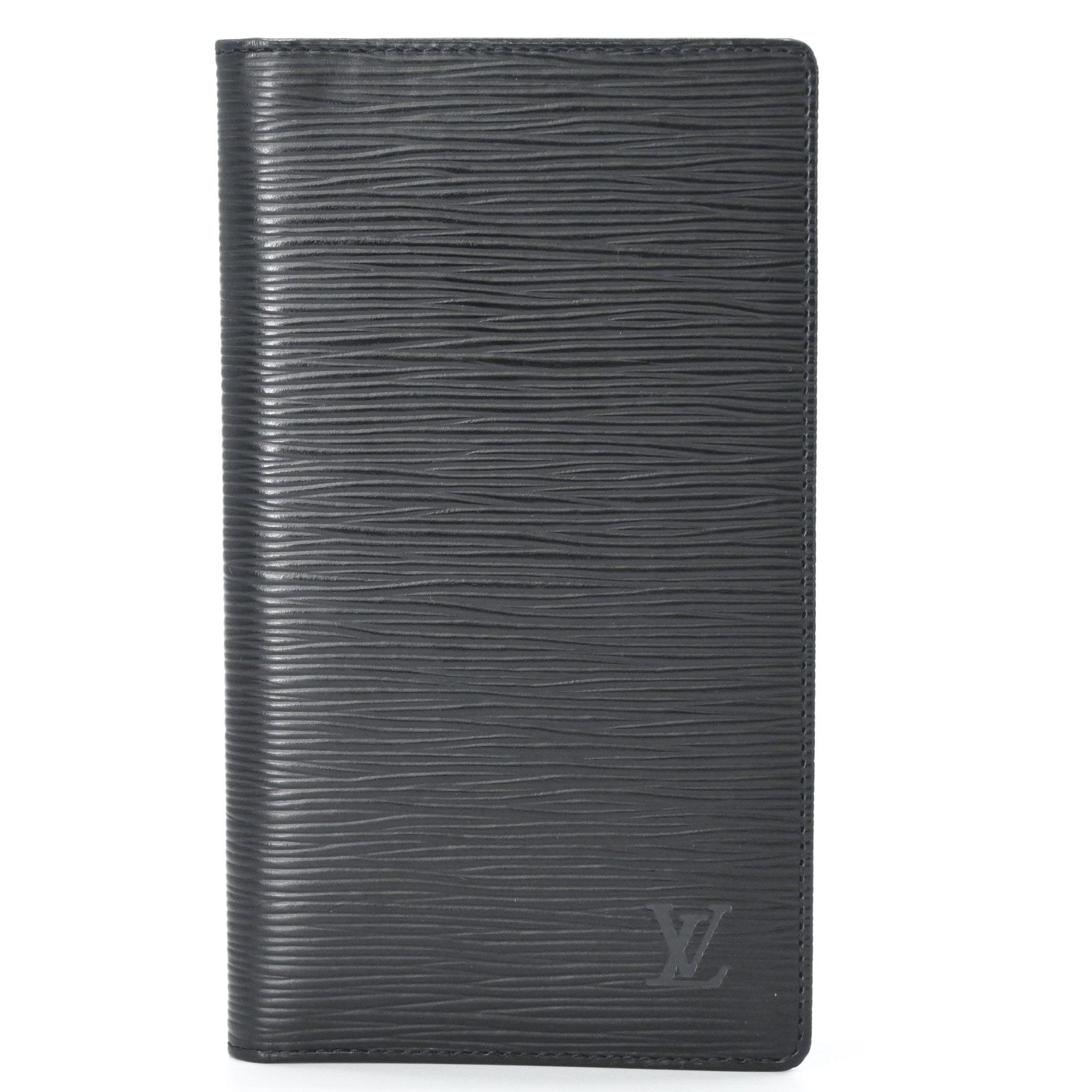 【美品】 LOUIS VUITTON ルイ・ヴィトン エピ ホルダーポルトシェキエ カルトクレディ 金入れ 歌留多容れもの 釣り銭入れなし 黒いこと 黒 M63732