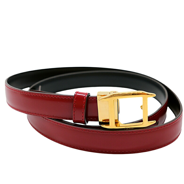 楽天市場】Cartier カルティエメンズレザーベルトリバーシブル カーフ