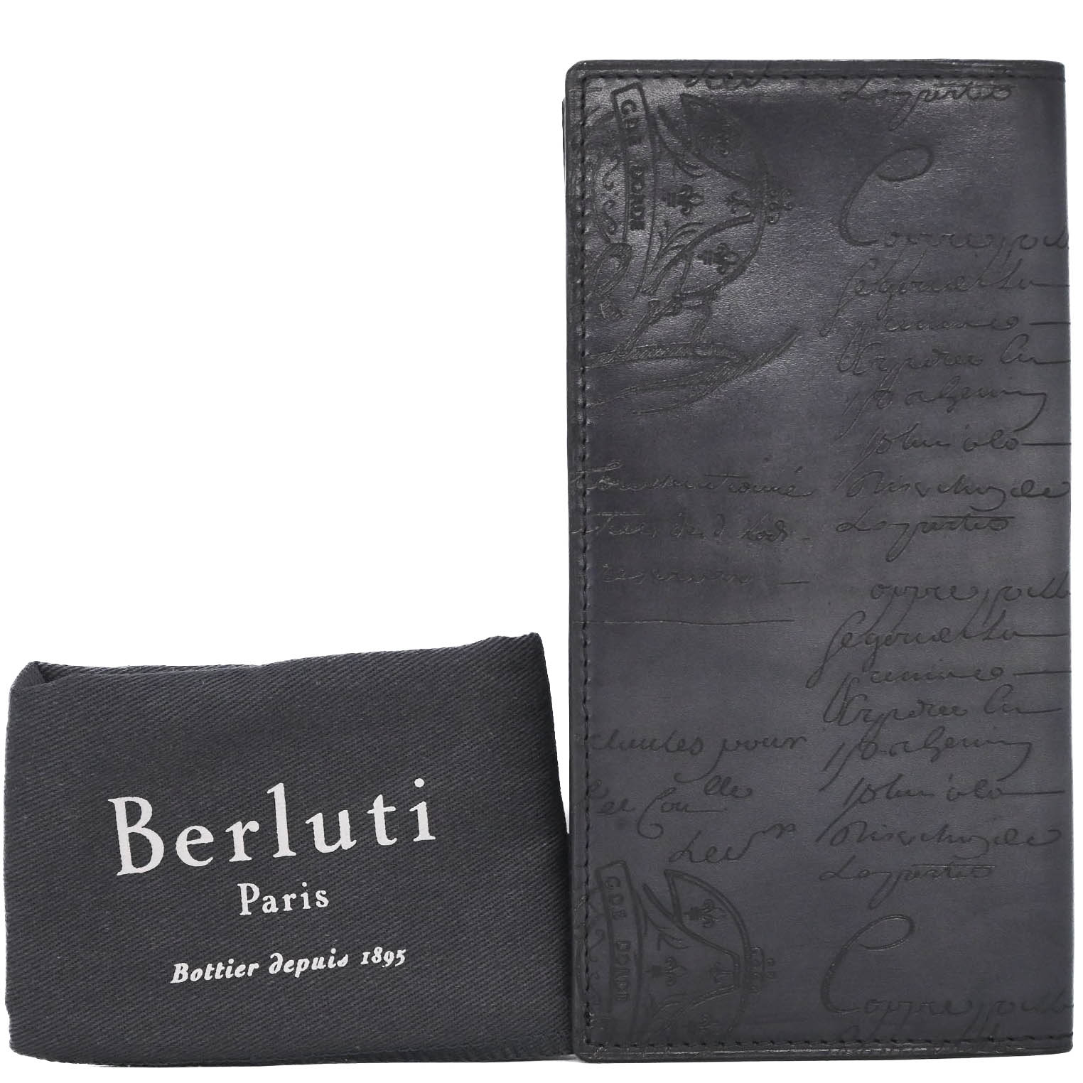 極美品　ベルルッティ　カリグラフィ　サンタル　長財布 Berluti】ベルルッティ『サンタル カリグラフィ ロング