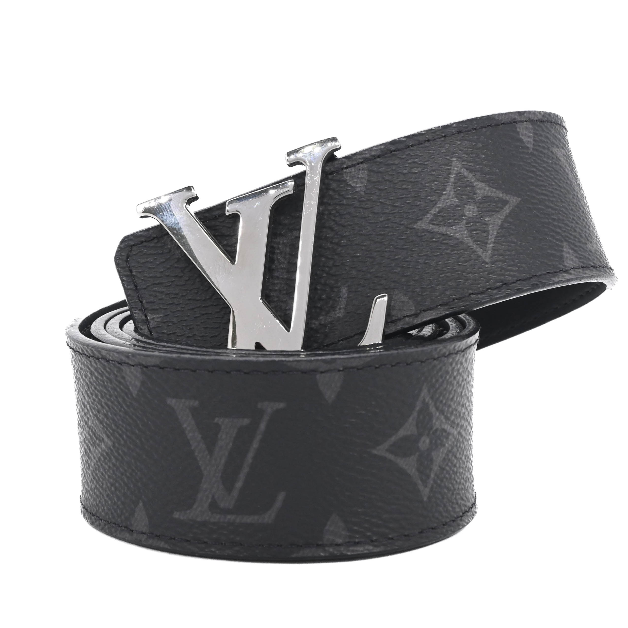 ❤️正規品❤️LOUIS VUITTON ブラックレザーベルト 42/105 ✨鑑定済み✨LOUIS VUITTON ブラック ベルト 42/105 ✨鑑定済み