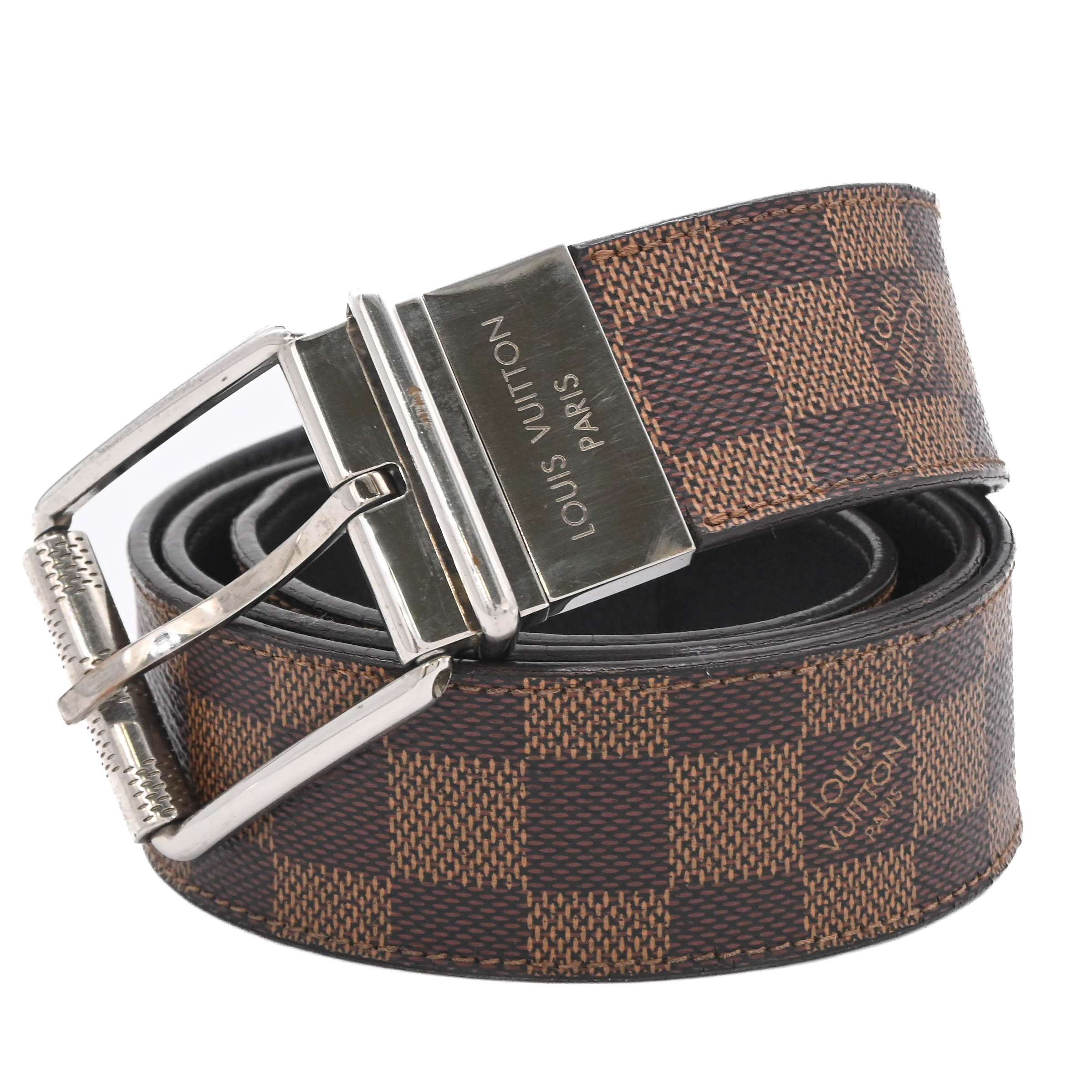 ルイヴィトン  ブラウン レザー ベルト ゴールドバックル チェック柄 楽天市場】ルイヴィトン ベルト Louis Vuitton モノグラム サン