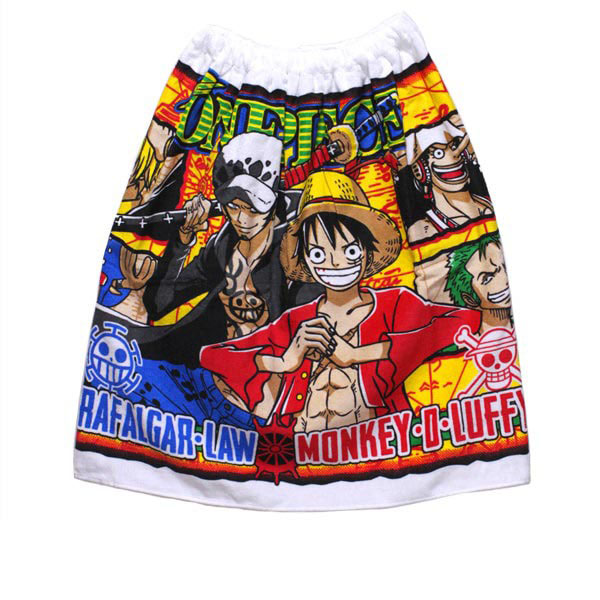 楽天市場 最大450円off クーポン発行中 4 23 時 4 28 1時59分まで 送料無料 ラップタオル 巻きタオル 60 1センチ幼稚園 小学校低学年 ガールズ ボーイズ タオルワンピース ルフィ ロー 夏 プール 海 お風呂 S R S