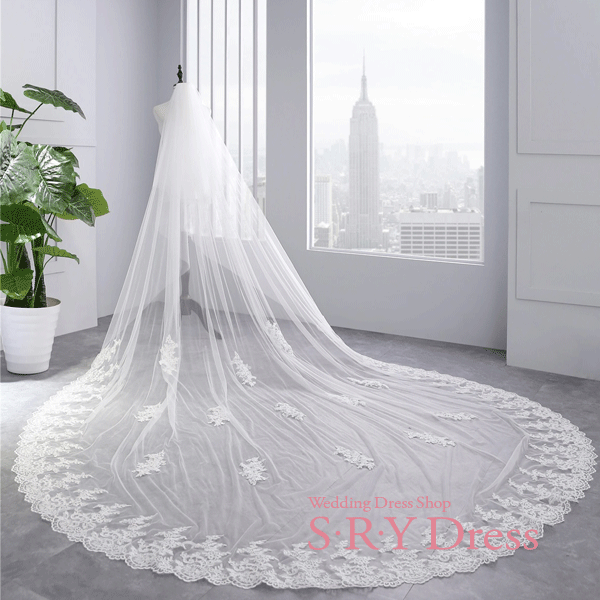 ロングベール 楽天市場】ウェディングベール ロング ヴェール Veil 横150×長