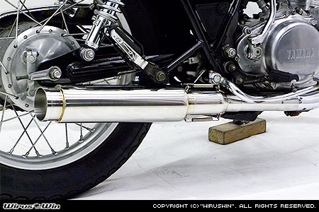 楽天市場】SR400（EBL-RH03J）インジェクション ロッドサイレンサー