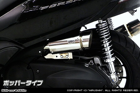 WirusWin フォルツァ Si(MF12)用 サイレンサー型エアクリーナーKit ポッパータイプ /ウイルズウィン|エスエスオート店