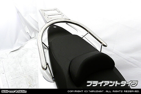 WirusWin TMAX530( SJ12J・SJ091・SJ092 )・TMAX( SJ08J )用 リアボックス用ベースブラケット付きタンデムバー /ウイルズウィン｜エスエスオート店