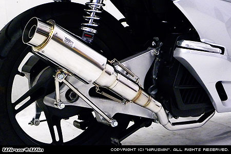 楽天市場】ホンダ PCX JF28 カスタム ステンレス マフラー ガスケット