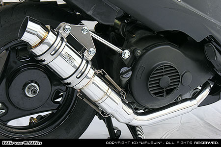 アドレスV125 デュアルマフラー アトミックツインマフラー